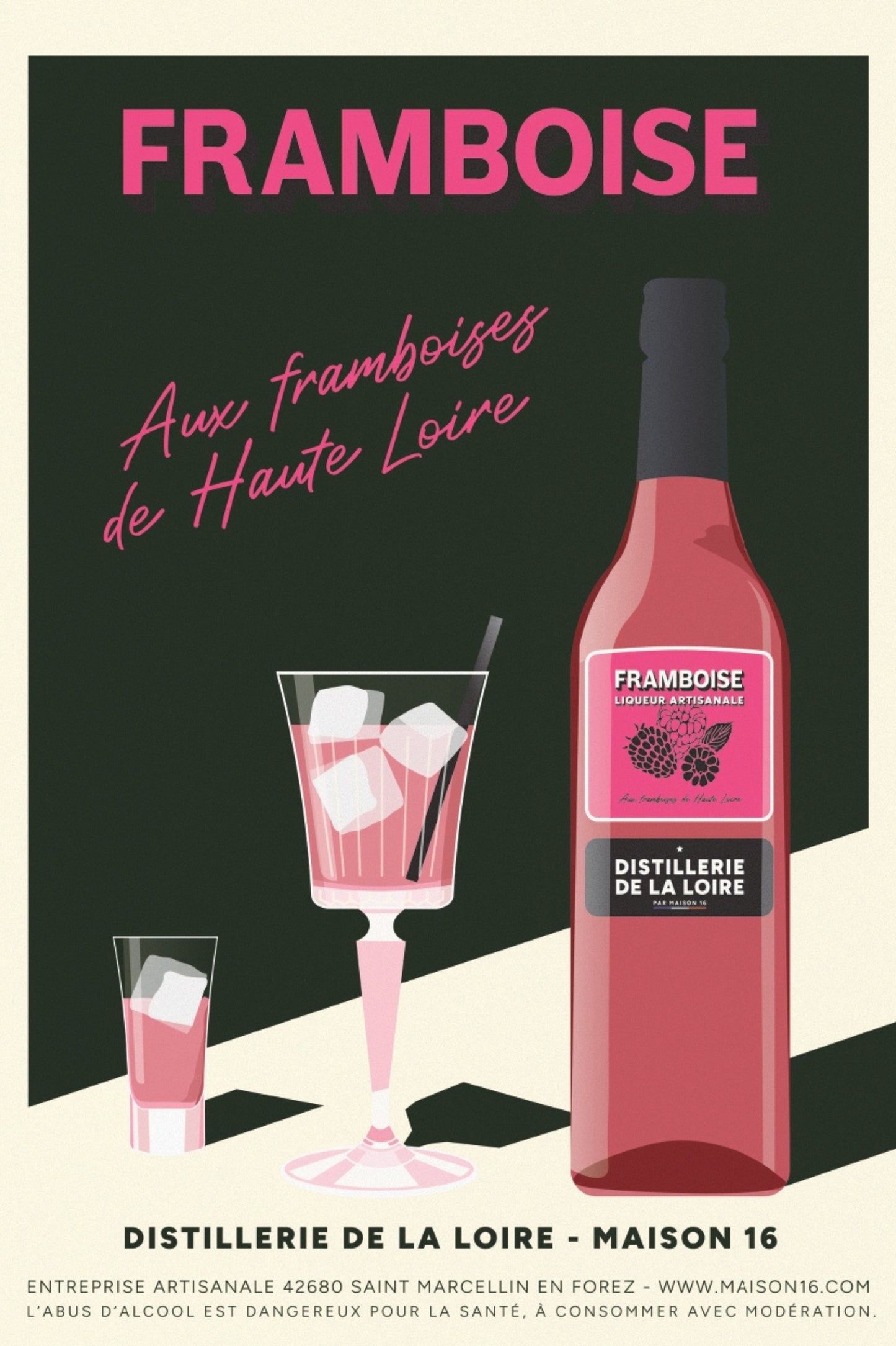 Affiche Liqueurs A3 - Au choix