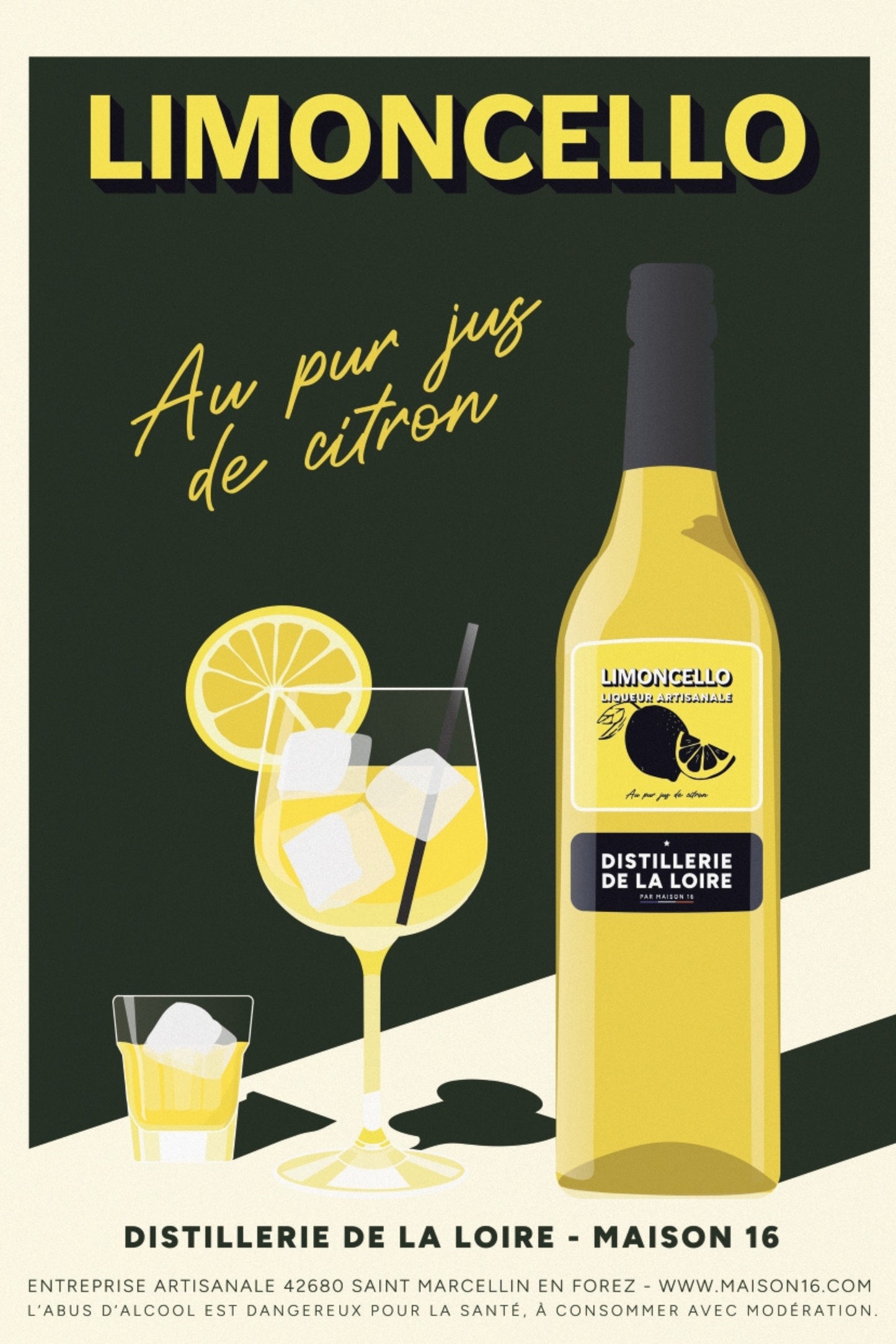 Affiche Liqueurs A3 - Au choix